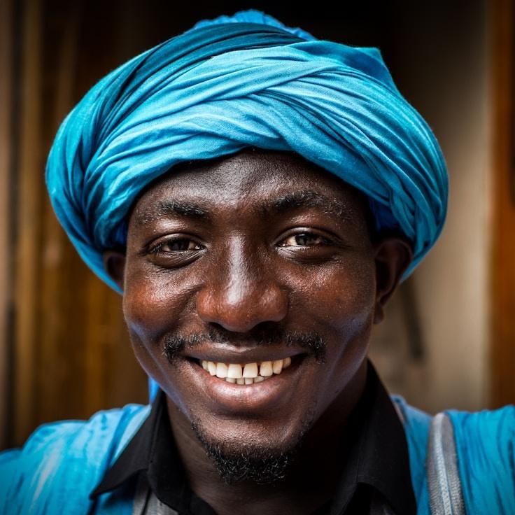 Portrait of Zephyr, group coordinator and fusion cooking expert